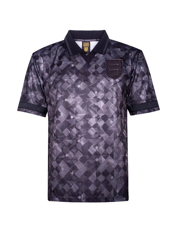 England anniversaire maillot vintage match de football rétro maillot de football sportswear homme noir no umbro 1990